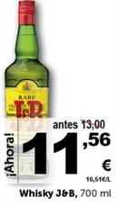 Oferta de Whisky por 11,56€ en Masymas