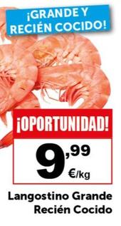 Oferta de Langostinos cocidos por 9,99€ en Masymas