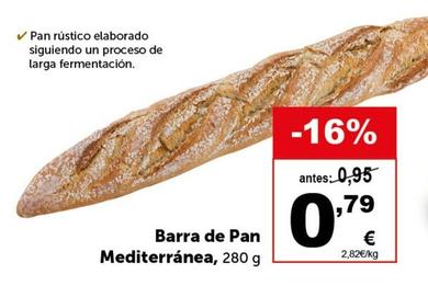 Oferta de Pan de barra por 0,79€ en Masymas