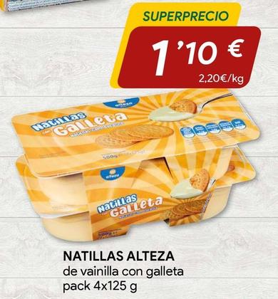 Oferta de Natillas por 1,1€ en Masymas