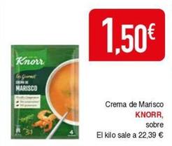 Oferta de Crema de marisco por 1,5€ en Masymas
