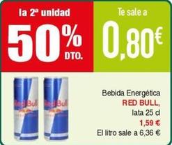 Oferta de Bebida energética por 1,59€ en Masymas