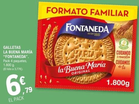 Oferta de Fontaneda - Galletas La Buena María por 6,79€ en E.Leclerc