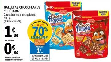 Oferta de Cuétara - Galletas Chocoflakes por 1,89€ en E.Leclerc