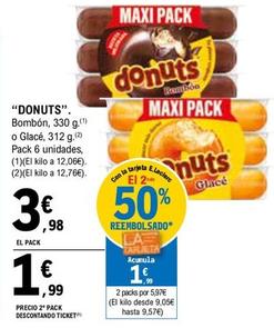 Oferta de Donuts - Bombón O Glacé por 3,98€ en E.Leclerc