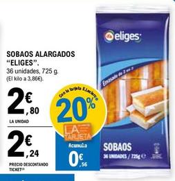 Oferta de Eliges - Sobaos Alargados por 2,8€ en E.Leclerc