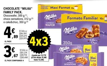Oferta de Milka - Chocolate "" Family Pack por 4,89€ en E.Leclerc