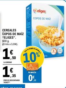 Oferta de Ifa Eliges - Cereales Copos De Maíz por 1,5€ en E.Leclerc