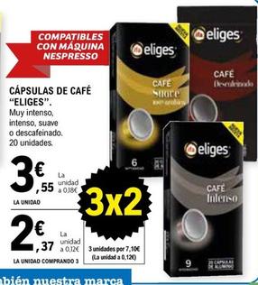 Oferta de Ifa Eliges - Cápsulas De Café por 3,55€ en E.Leclerc