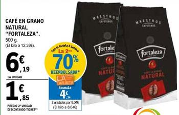 Oferta de Fortaleza - Café En Grano Natural por 6,19€ en E.Leclerc