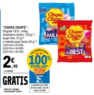 Oferta de Chupa Chups - Original T.B.O. Milky por 2,45€ en E.Leclerc