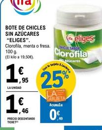 Oferta de Ifa Eliges - Bote De Chicles Sin Azucares por 1,95€ en E.Leclerc