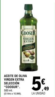 Oferta de Coosur - Aceite De Oliva Virgen Extra Selección por 5,49€ en E.Leclerc