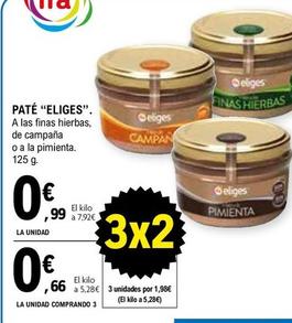 Oferta de Ifa Eliges - Pate por 0,99€ en E.Leclerc