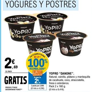 Oferta de Danone - Yopro por 2,69€ en E.Leclerc