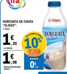 Oferta de Eliges - Horchata De Chufa por 1,2€ en E.Leclerc