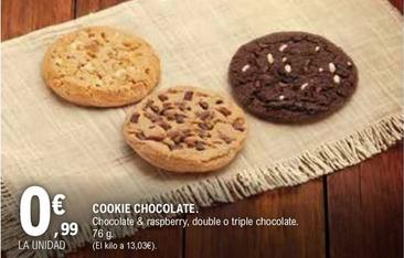 Oferta de Cookie Chocolate por 0,99€ en E.Leclerc