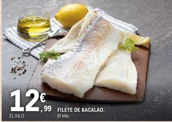 Oferta de Filete De Bacalao por 12,99€ en E.Leclerc