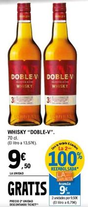 Oferta de Doble V - Whisky por 9,5€ en E.Leclerc