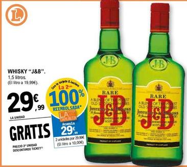 Oferta de J&b - Whisky por 29,99€ en E.Leclerc