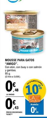 Oferta de Ifa Amigo - Mousse Para Gatos por 0,48€ en E.Leclerc