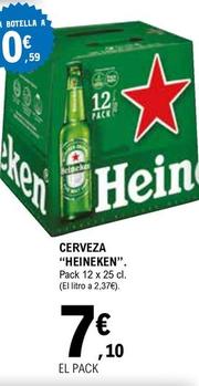 Oferta de Heineken - Cerveza por 7,1€ en E.Leclerc