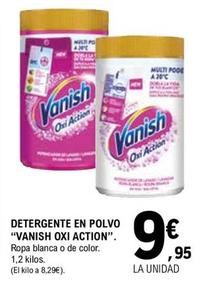 Oferta de Vanish - Detergente En Polvo Oxi Action por 9,95€ en E.Leclerc