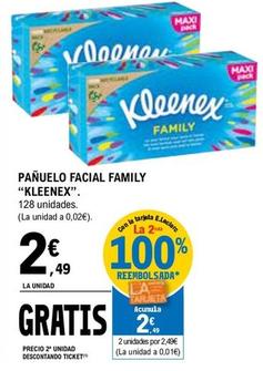 Oferta de Kleenex - Pañuelo Facial Family por 2,49€ en E.Leclerc