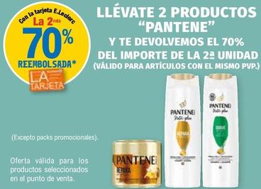 Oferta de Pantene - Llévate 2 Productos en E.Leclerc