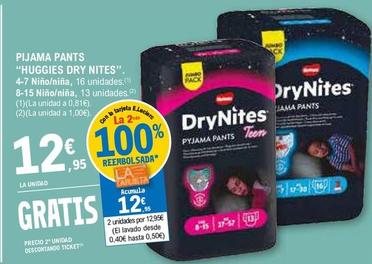 Oferta de Drynites - Pijama Pants Huggies Dry Nites por 12,95€ en E.Leclerc