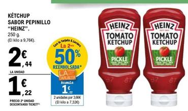 Oferta de Heinz - Ketchup Sabor Pepinillo por 2,44€ en E.Leclerc