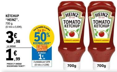 Oferta de Heinz - Ketchup por 3,98€ en E.Leclerc