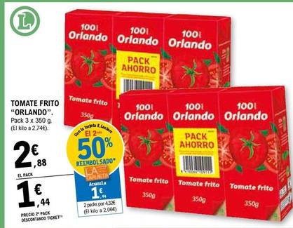 Oferta de Orlando - Tomate Frito por 2,88€ en E.Leclerc