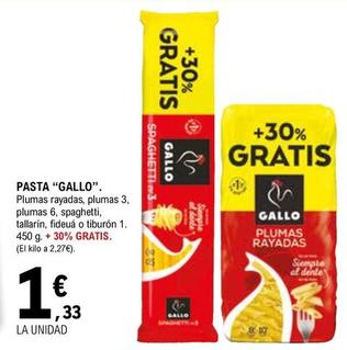 Oferta de Gallo - Pasta por 1,33€ en E.Leclerc