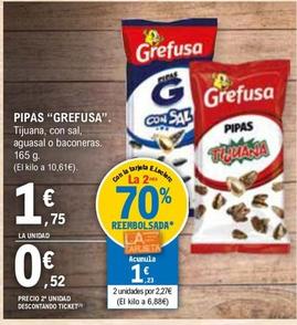Oferta de Grefusa - Pipas por 1,75€ en E.Leclerc