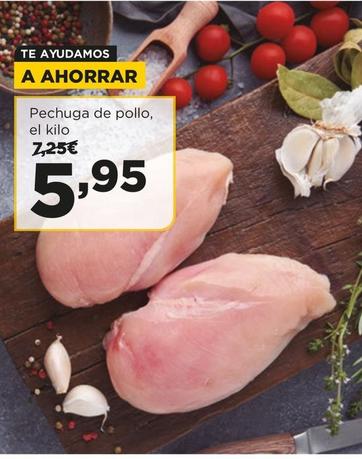 Oferta de Pechuga De Pollo por 5,95€ en Alimerka
