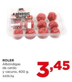 Oferta de Roler - Albóndigas De Cerdo Y Vacuno por 3,45€ en Alimerka