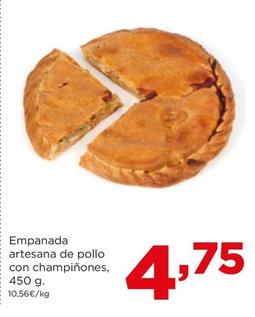 Oferta de Empanada Artesana De Pollo Con Champiñones por 4,75€ en Alimerka