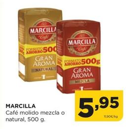 Oferta de Marcilla - Café Molido Mezcla O Natural por 5,95€ en Alimerka