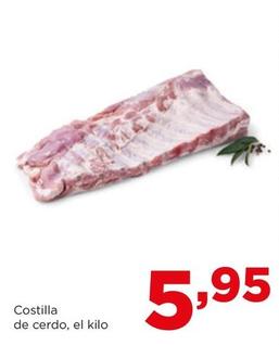 Oferta de Costilla De Cerdo por 5,95€ en Alimerka