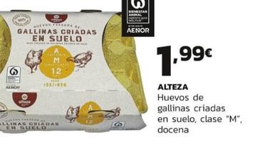Oferta de Huevos por 1,99€ en Supermercados Lupa