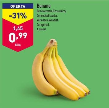 Oferta de Bananas en ALDI