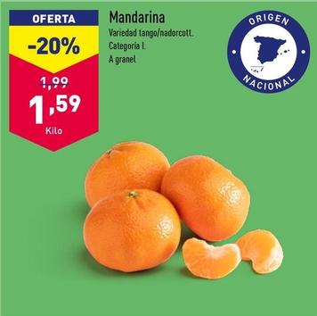 Oferta de Mandarinas por 1,59€ en ALDI