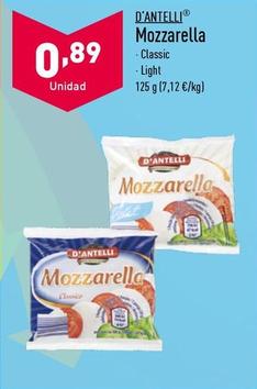 Oferta de Mozzarella por 0,89€ en ALDI