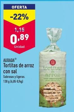 Oferta de Tortitas de arroz por 0,89€ en ALDI