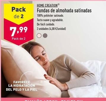 Oferta de Funda de almohada por 7,99€ en ALDI