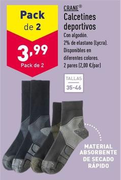 Oferta de Calcetines deportivos por 3,99€ en ALDI