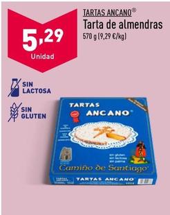 Oferta de Tarta de almendras por 5,29€ en ALDI