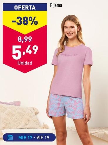 Oferta de Pijama por 5,49€ en ALDI