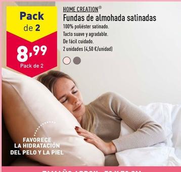 Oferta de Funda de almohada por 8,99€ en ALDI